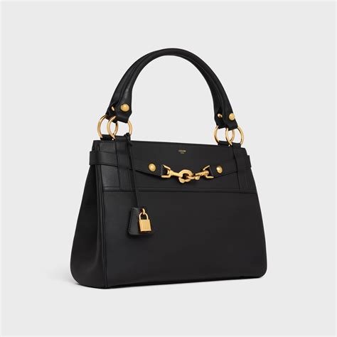 celine medium annabel in black supple calfskin|Celine.